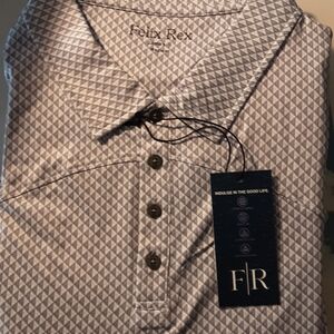 Felix Rex Mens Golf Shirt 3X PTP  30"